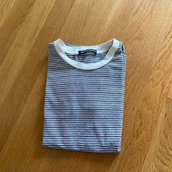 Brandy Melville Striped T-Shirt - Picture 2 of 4